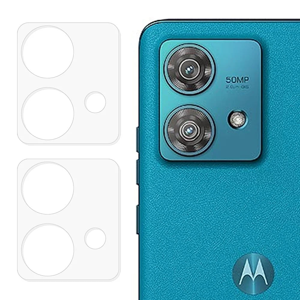 2Pcs For Motorola Edge 40 Neo 5G Camera Lens Protector 3D Arc Edge Ultra HD Tempered Glass Lens Film - 1