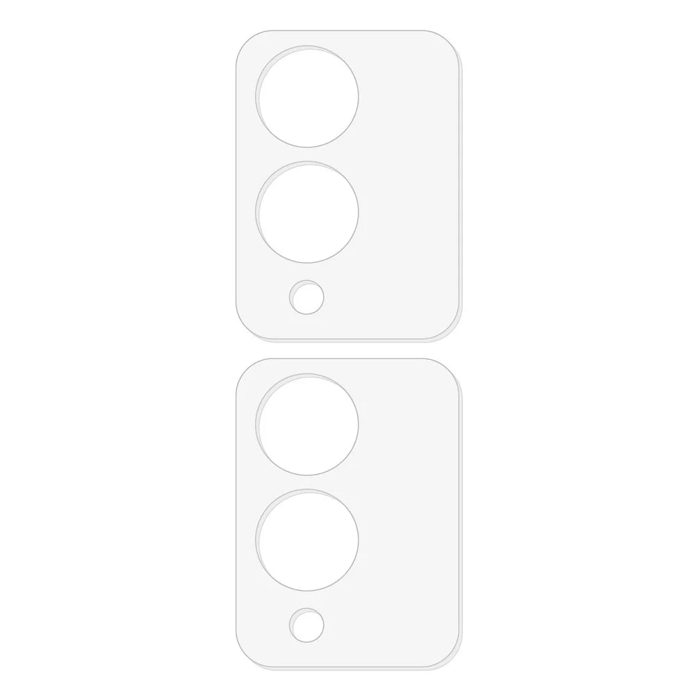 2Pcs For vivo Y17s 4G Camera Lens Protector 3D Arc Edge Clear Tempered Glass Lens Film - 2