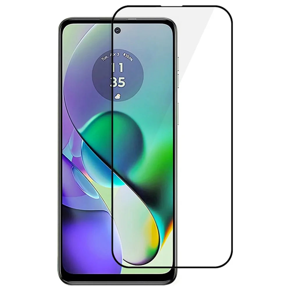 For Motorola Moto G54 5G Full Glue Full Screen Protector Tempered Glass Film - 1