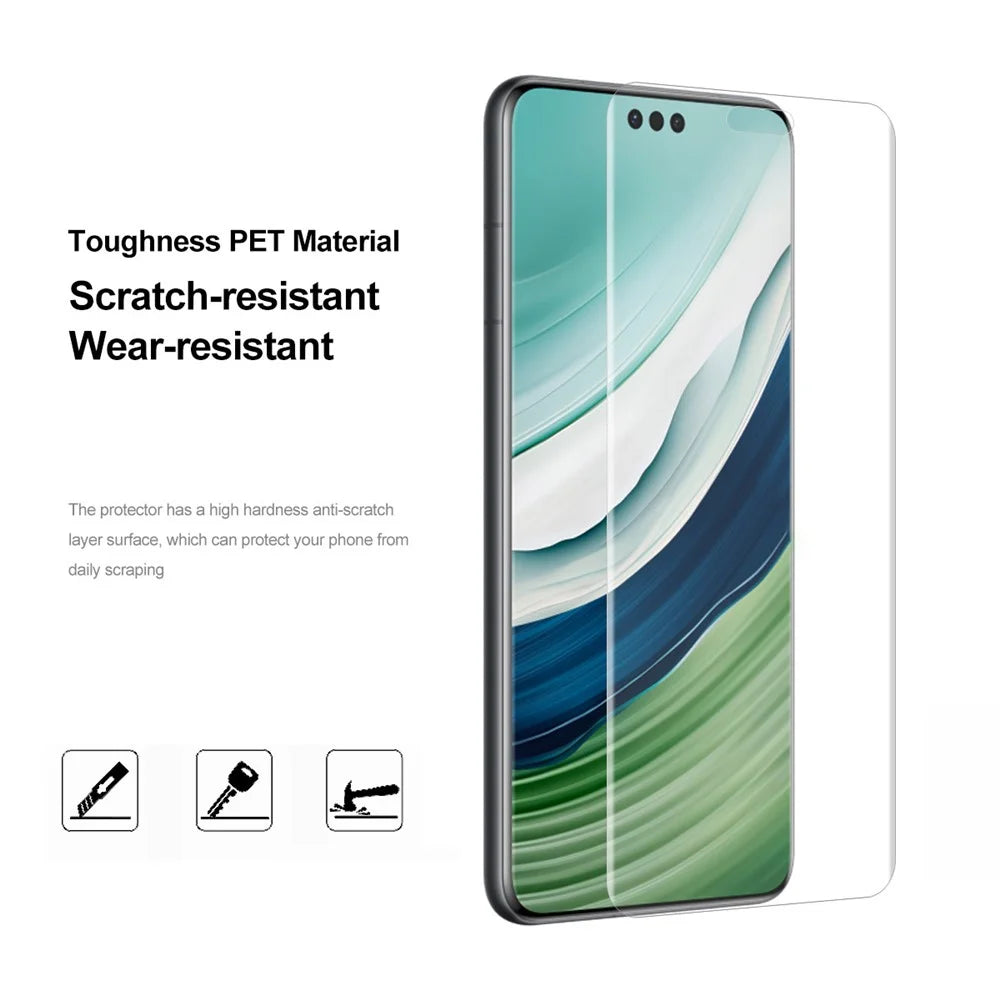 ENKAY HAT PRINCE 10Pcs  /  Pack For Huawei Mate 60 Pro / 60 Pro+ High Definition Screen Protector 3D Curved Full Cover Hot Bending PET Screen Film - 5