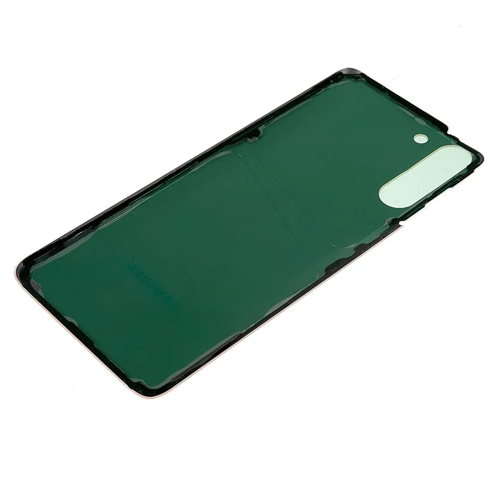For Samsung Galaxy S21 5G G991 Battery Housing Cover with Adhesive Sticker Repair Parts (without Logo) - Pink - 5