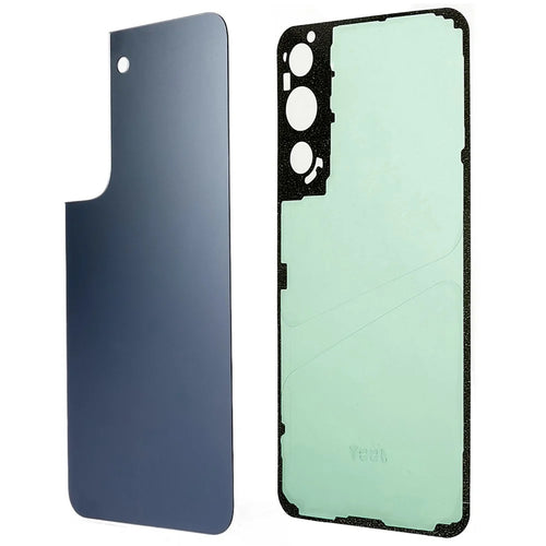 For Samsung Galaxy S22 5G S901 Battery Housing Cover with Adhesive Sticker Spare Parts (without Logo) - Grey - 1