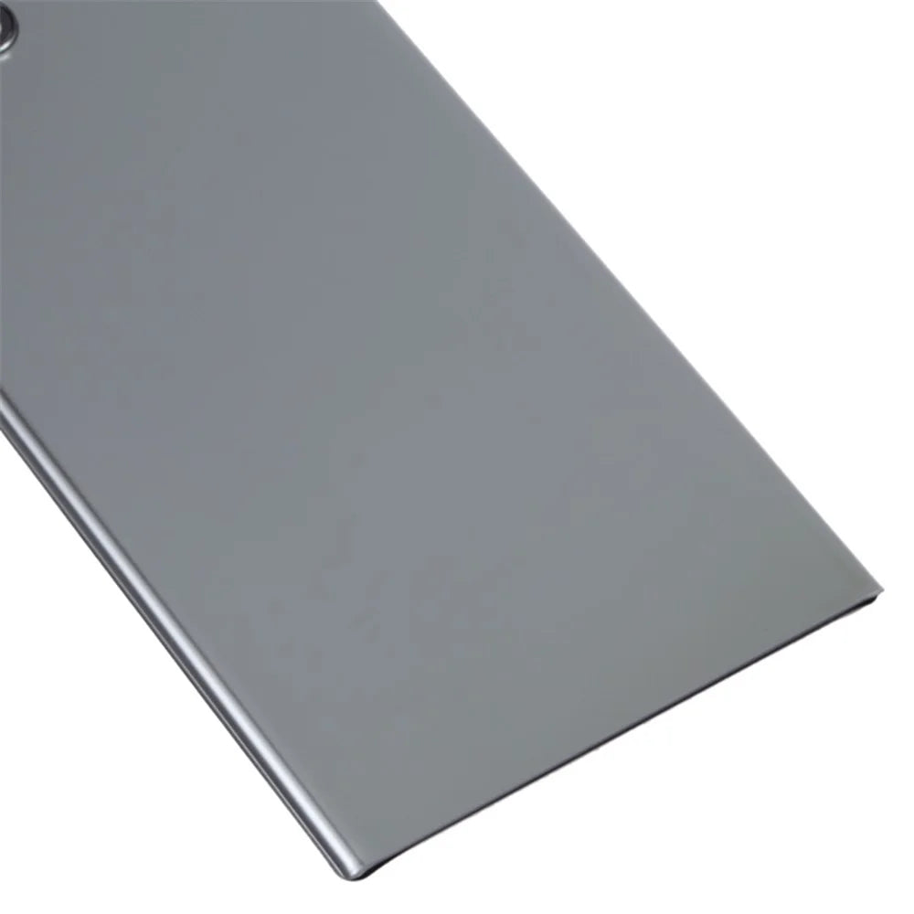 For Samsung Galaxy S22 Ultra 5G S908 Replacement Battery Housing with Adhesive Sticker + Lens Cover (without Logo) - Grey - 5