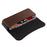 6.7-6.9 inch Cell Phone Belt Bag Anti-Drop PU Leather Waist Phone Pouch with Magnetic Closure - Black  /  Brown - 4