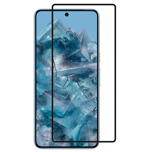 Screen Protector for Google Pixel 8 Pro Full Cover Black Edge Silk Printing Dispensing Glue HD Clear Tempered Glass Film - 1