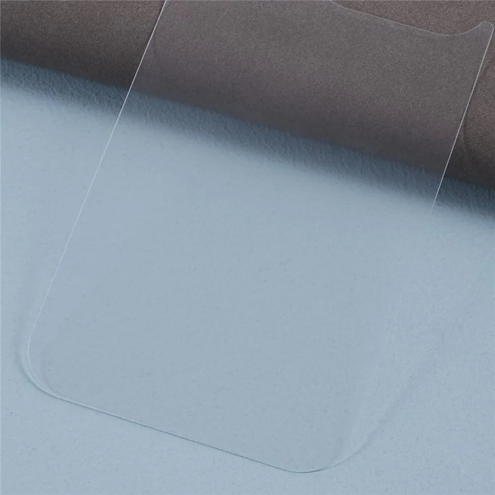 For iPhone 15 Pro Back Protector Straight Edge Tempered Glass Phone Back Film - 6