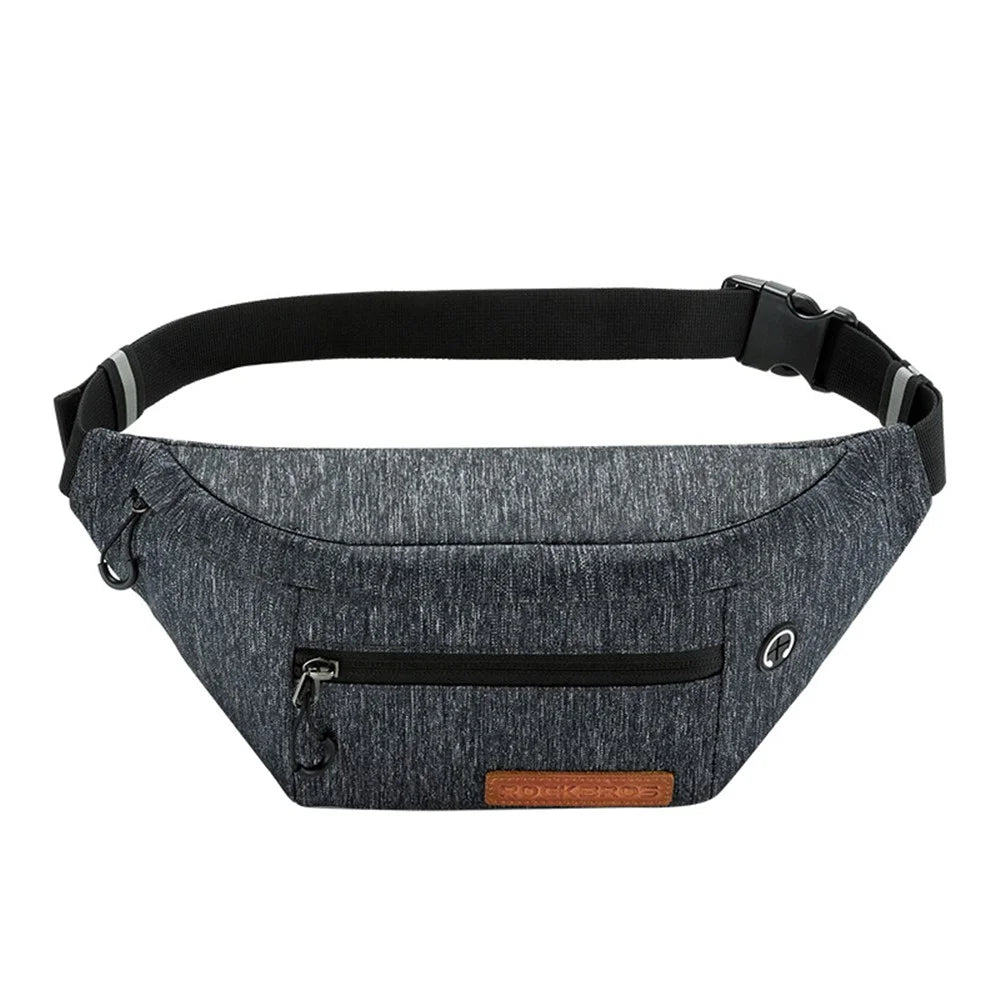 ROCKBROS H33 Polyester Waist Bag Adjustable Crossbody Bag Portable Cycling Camping Chest Bag - 1