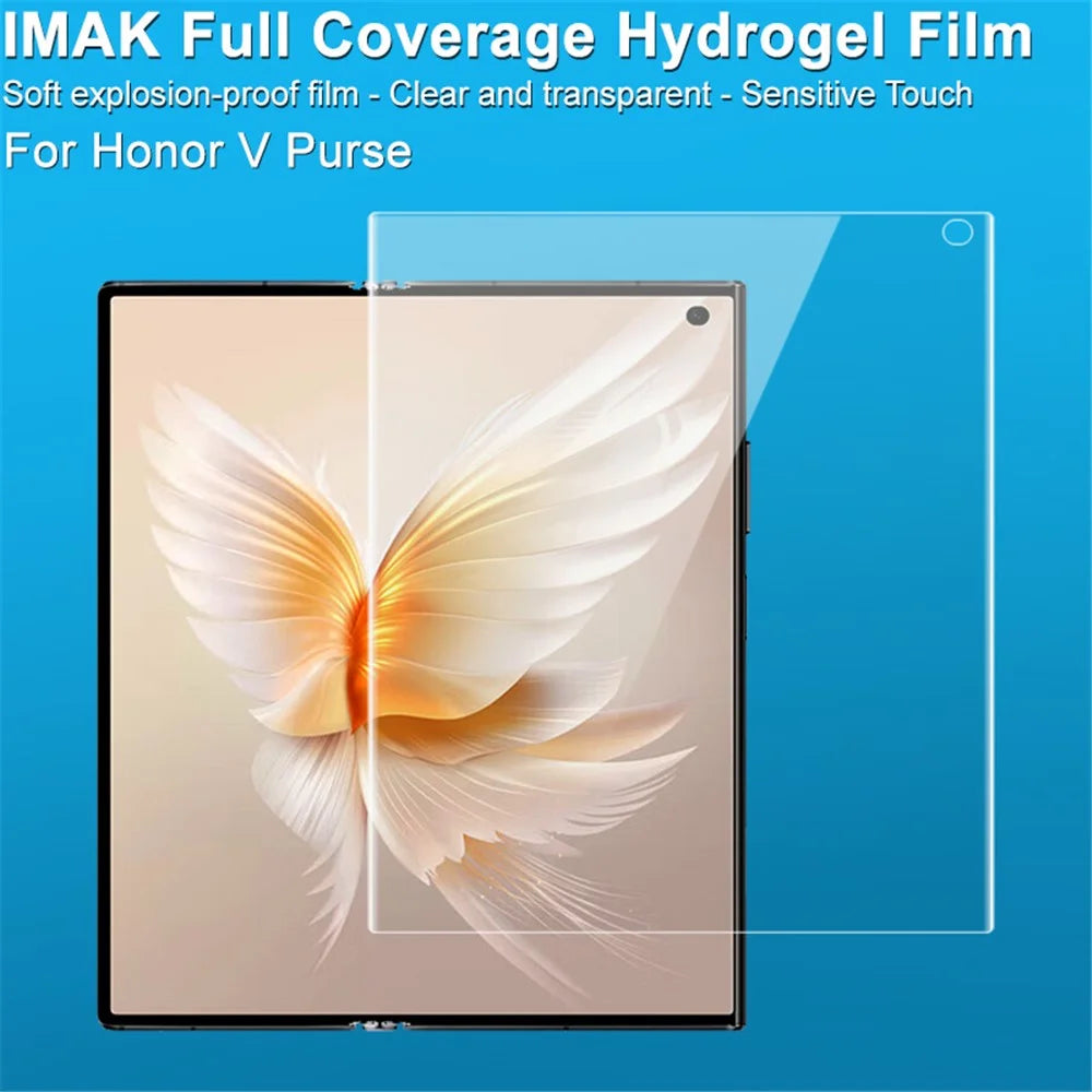 IMAK for Honor V Purse Hydrogel Film III Flexible Screen Protector Transparent TPU Touch Sensitive Film - 2