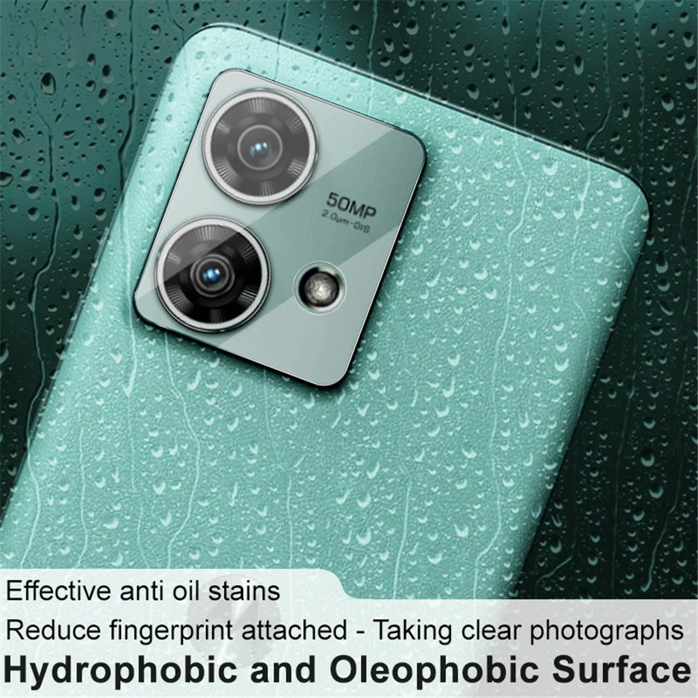 IMAK for Motorola Edge 40 Neo 5G Shockproof Integrated Tempered Glass Lens Film + Acrylic Lens Cap - 3