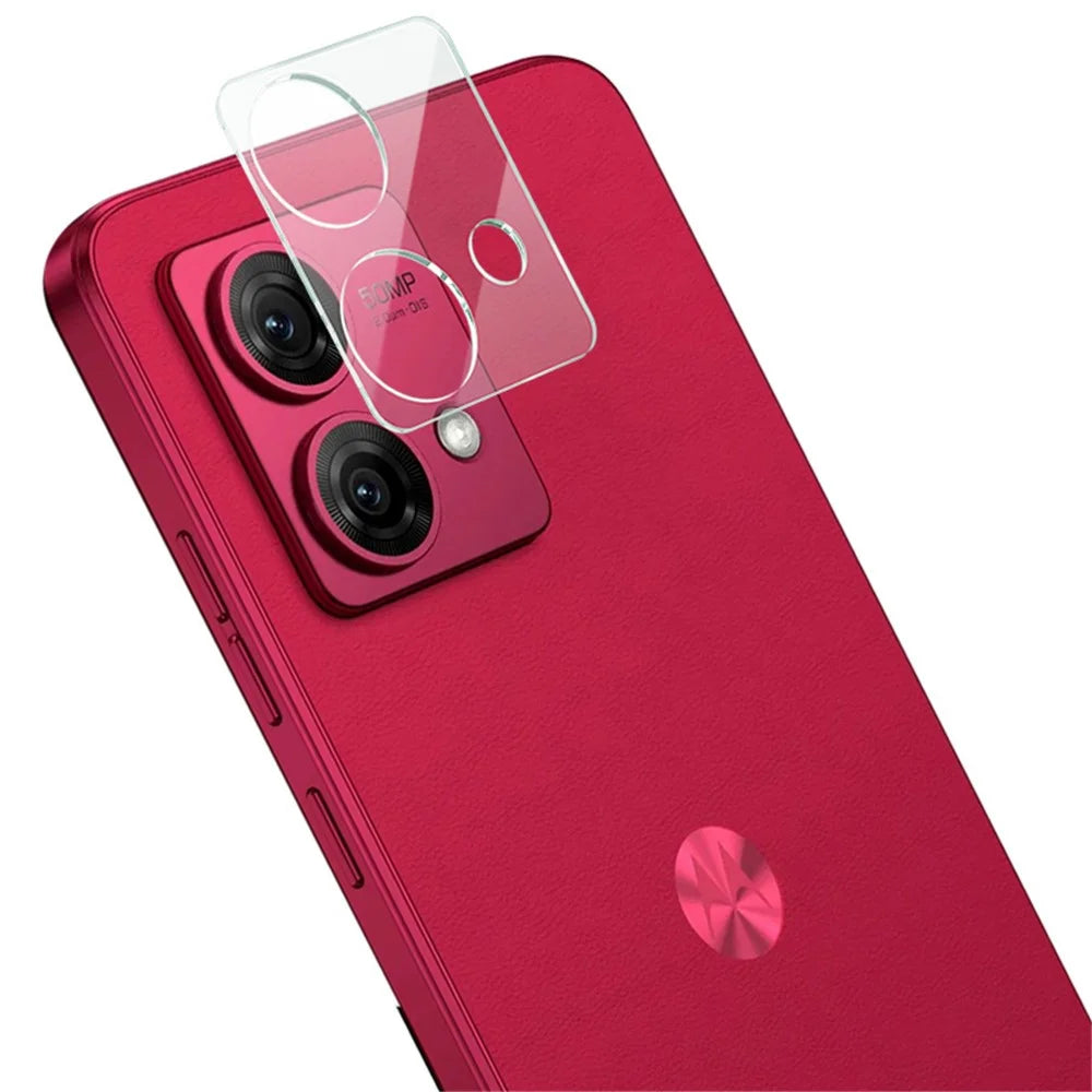 IMAK Lens Protector for Motorola Moto G84 5G Integrated Tempered Glass Lens Film + Acrylic Lens Cap - 5
