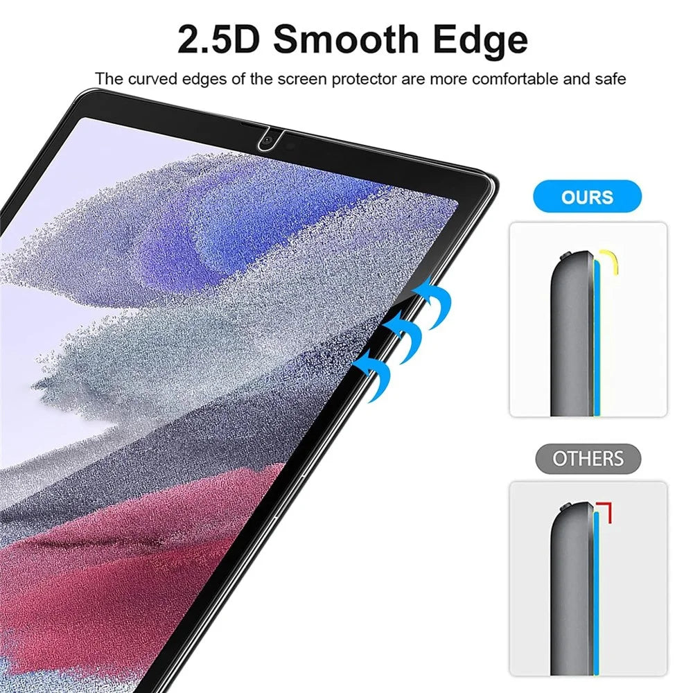 2Pcs For Samsung Galaxy Tab A11 / A9 2.5D 9H Hardness Screen Protector Tempered Glass Full Cover Film - 4