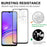 For Samsung Galaxy A05 4G AGC Tempered Glass with Black Edge Full Glue Full Coverage Screen Protector - 4