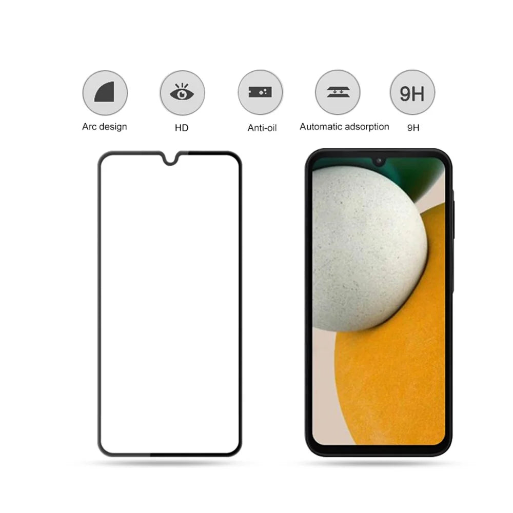 MOCOLO For Samsung Galaxy A15 4G Tempered Glass Full Screen Protector Full Glue Film - Black - 3