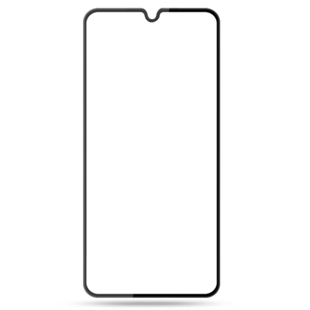 AMORUS 2Pcs For Samsung Galaxy A15 4G Full Glue Silk Printing Tempered Glass Film Full Screen Protector - Black - 2