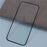 For iPhone 15 Pro Max Tempered Glass Screen Protector with Dust-Proof Net Black Edge Silk Printing Full Cover Clear Screen Film - 4