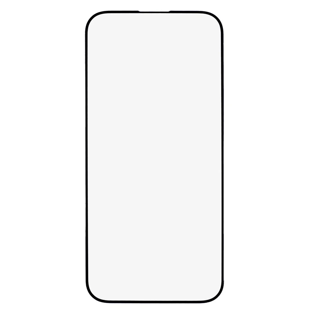 For iPhone 15 Pro Max Screen Protector Black Edge Silk Printing Anti-blue-ray Clear Tempered Glass Film - 2