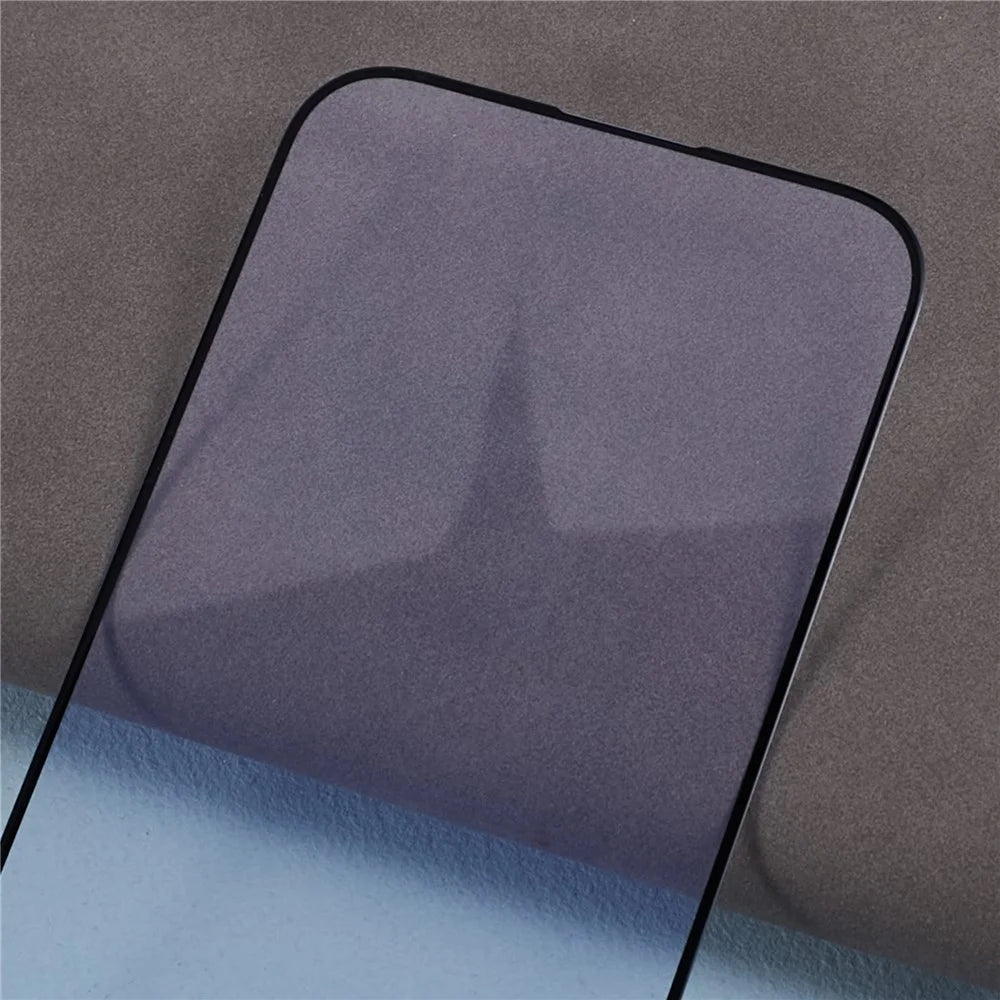 Anti-blue-ray Screen Film for iPhone 15 Tempered Glass Screen Protector Black Edge Silk Printing Clear Phone Film - 5