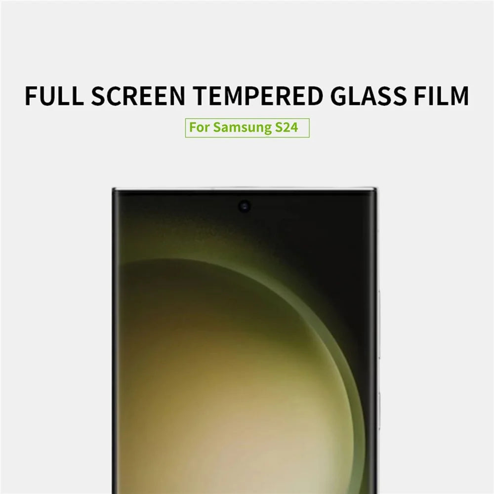 MOFI For Samsung Galaxy S24 JK Tempered Glass Film Series-1 High Aluminum-silicon Glass Full Glue Screen Protector - 3