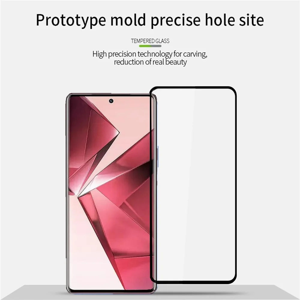 PINWUYO JK Tempered Glass Film Series-2 Screen Film for vivo V29e (Global) 5G Clear High Aluminum-silicon Glass Protector - 7