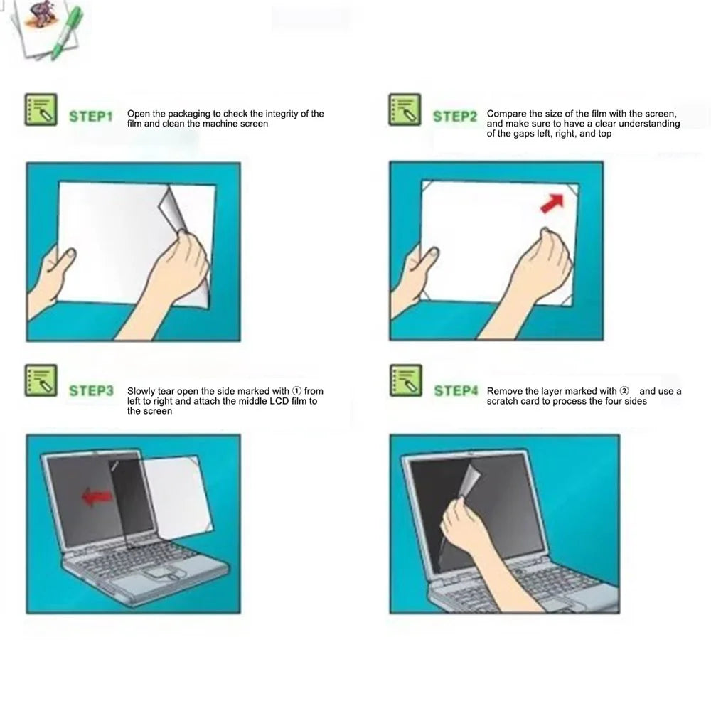 For MacBook Air 13 inch A1932 / A2179 / A2337 Matte Screen Protector Full Glue PET Anti-blue-ray Film - 5
