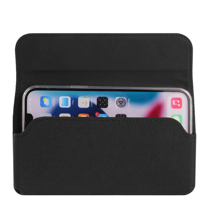 6.1 inch Phone Holster Magnetic Closure Waist Pack Nylon Waterproof Cell Phone Belt Pouch Case - 3