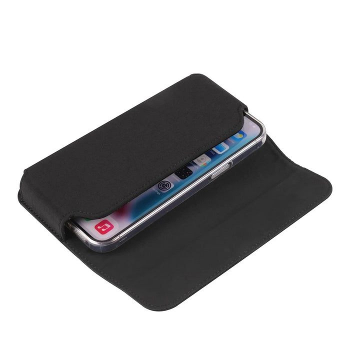 6.1 inch Phone Holster Magnetic Closure Waist Pack Nylon Waterproof Cell Phone Belt Pouch Case - 4