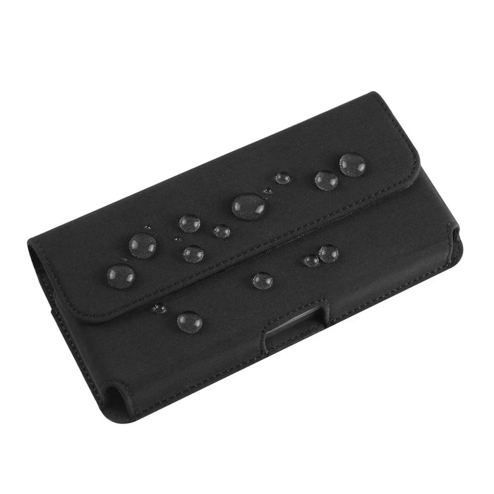 6.1 inch Phone Holster Magnetic Closure Waist Pack Nylon Waterproof Cell Phone Belt Pouch Case - 6