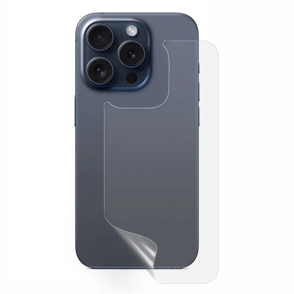 For iPhone 15 Pro Phone Back Protector Hydrogel Full TPU + PET Back Cover Film - 1