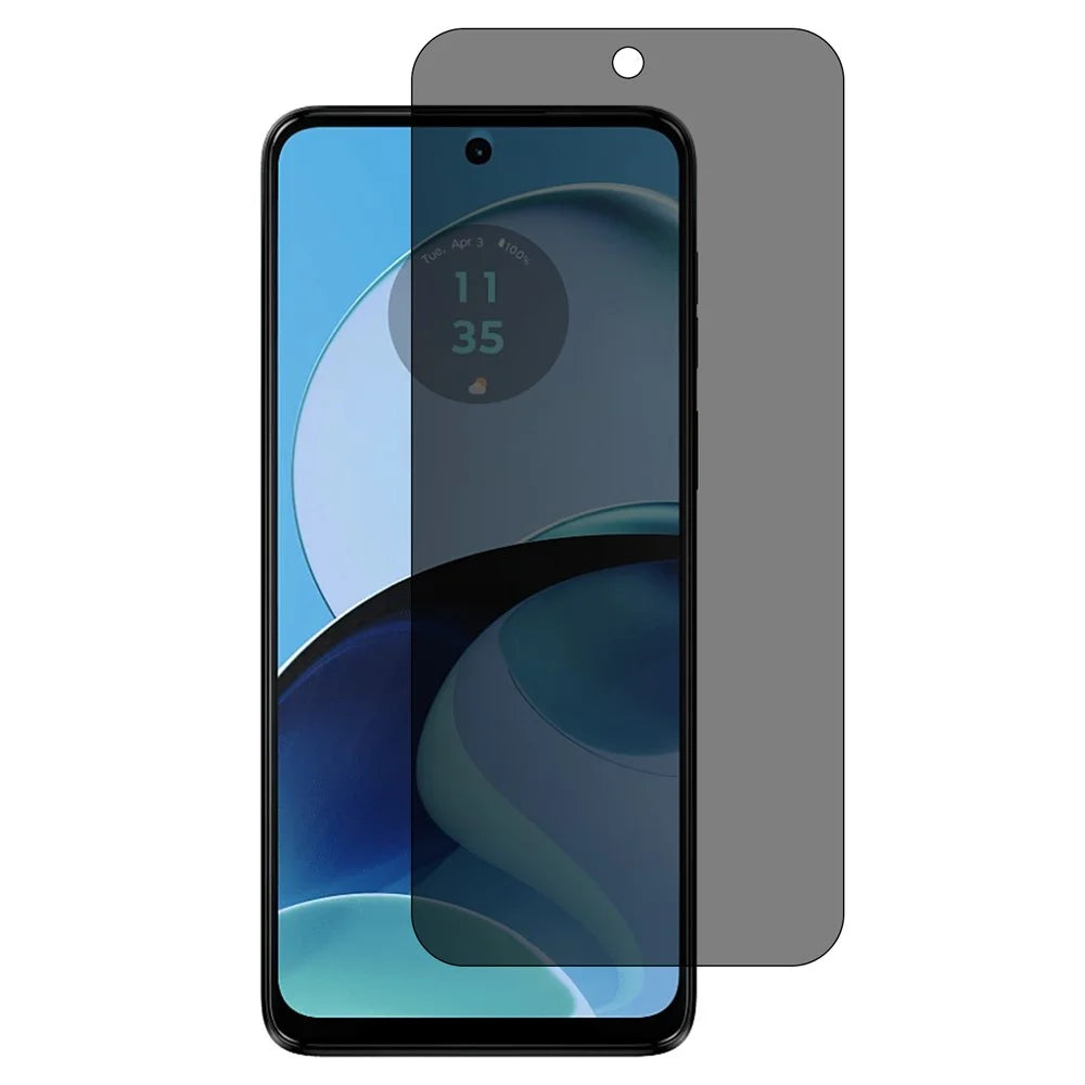 For Motorola Moto G14 4G Anti-Peep Tempered Glass Full Cover Screen Protector - 1