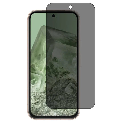 For Google Pixel 8a Full Screen Protector Anti-Spy Tempered Glass Screen Film - 1