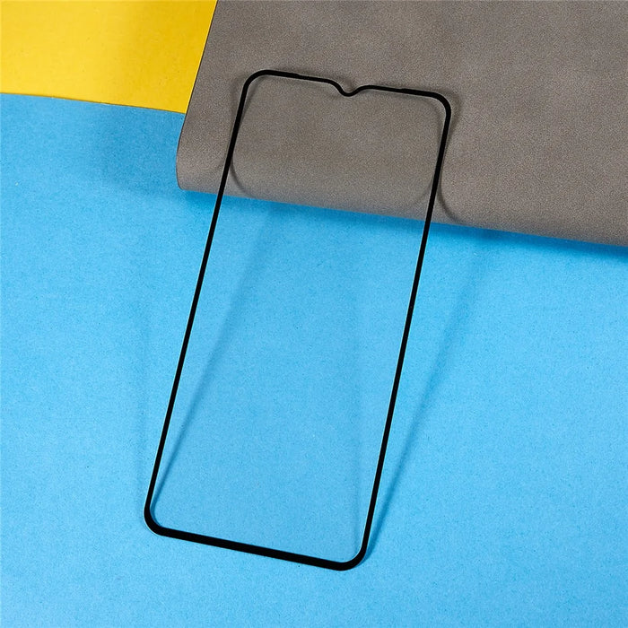 For Oppo A58 4G Full Screen Protector Silk Printing Full Glue 20D Tempered Glass Film - 3