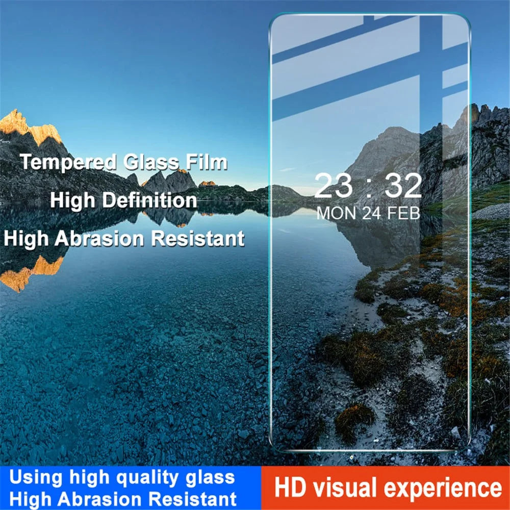 IMAK H Series For Motorola Moto G54 5G HD Clear Tempered Glass Screen Protector Dustproof Screen Film - 3