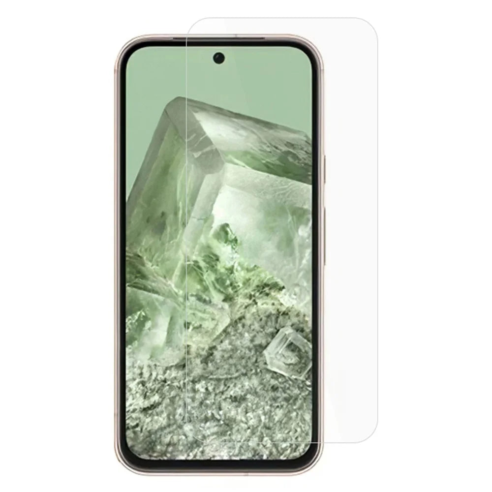 AMORUS For Google Pixel 8a Screen Protector 2.5D Aluminum-silicon Glass Shatterproof Film - 1