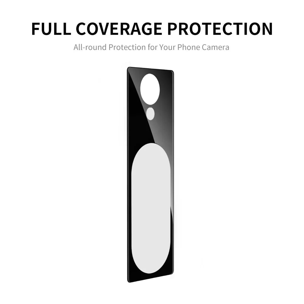 ENKAY HAT PRINCE 2Pcs for Google Pixel 8 Camera Lens Protector Tempered Glass Full Cover Lens Protective Film - Black - 2