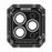 WEKOME WTPC-008 Vacha Series for iPhone 15 Pro / 15 Pro Max Camera Lens Protector Tempered Glass+Metal Lens Film - Transparent - 1