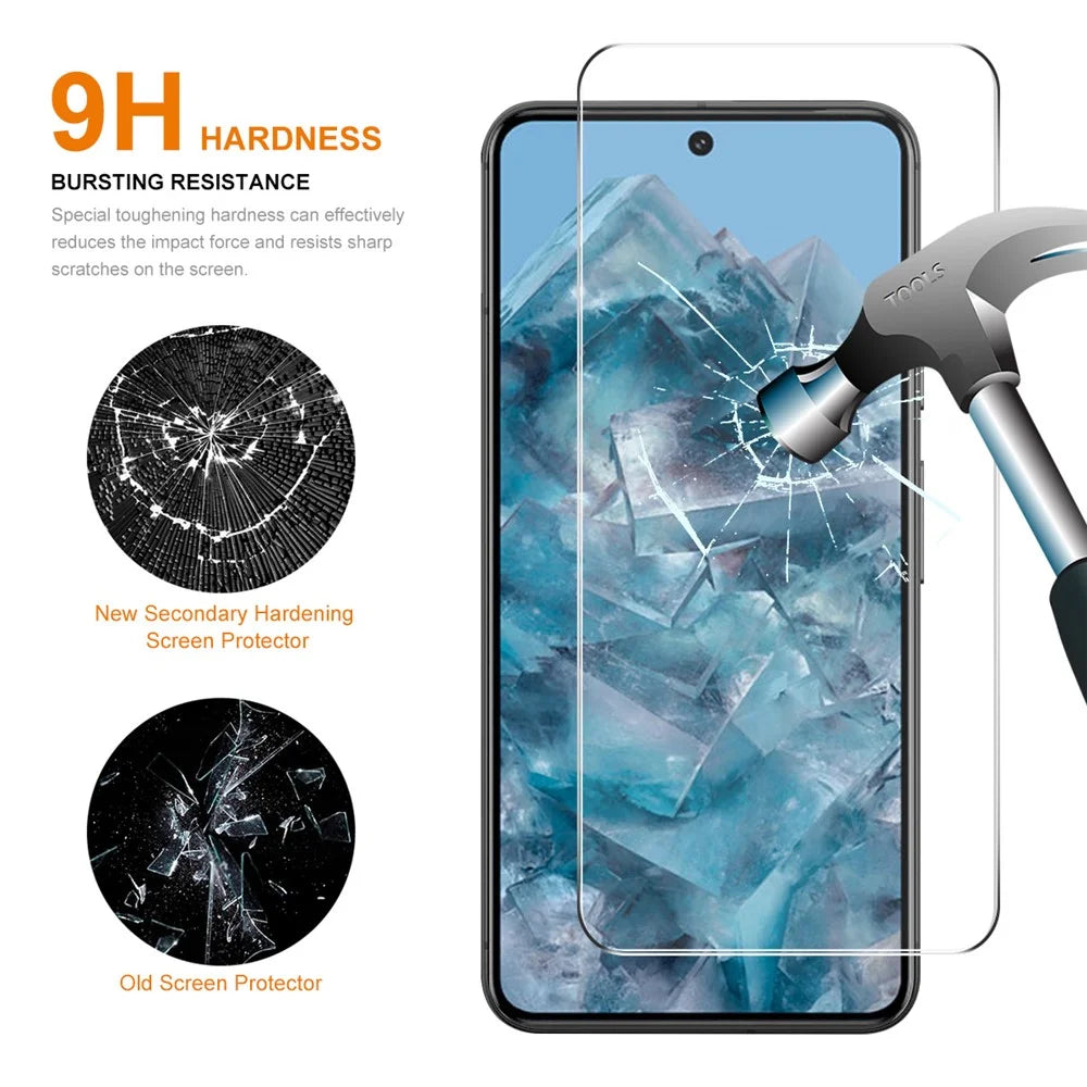 ENKAY HAT PRINCE 10Pcs 0.26mm 9H 2.5D Screen Film for Google Pixel 8 Pro High Aluminium-silicon Glass Screen Protector - 2