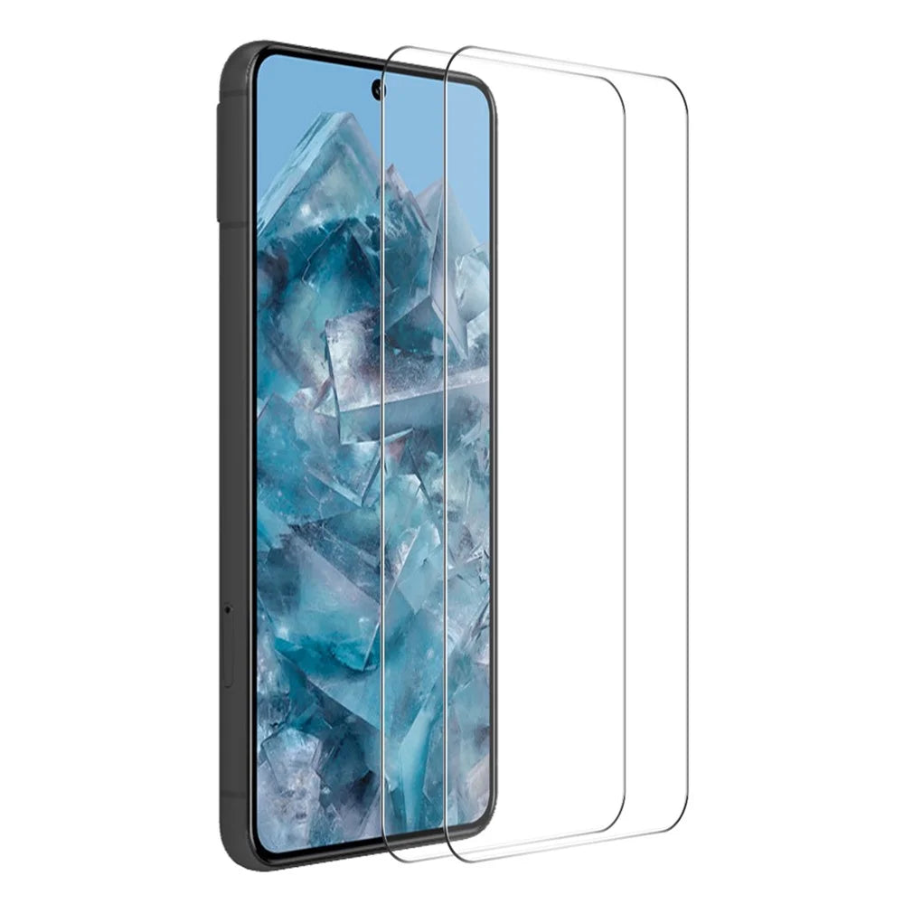 ENKAY HAT PRINCE 2Pcs for Google Pixel 8 Pro High Aluminium-silicon Glass Screen Protector 0.26mm 2.5D HD Clear Film - 1