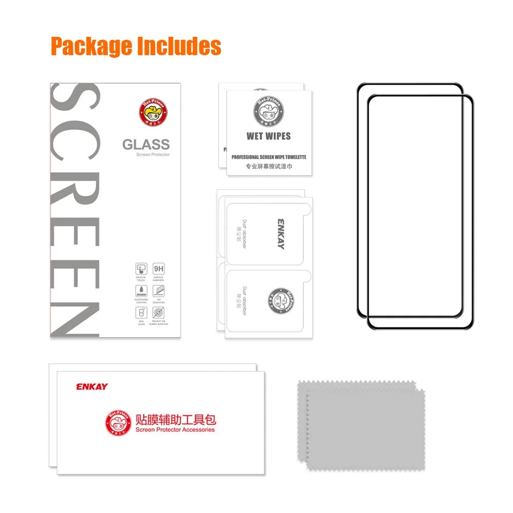 ENKAY HAT PRINCE 2Pcs for Google Pixel 8 Pro Full Glue High Aluminium-silicon Glass Film Full Screen Protector - 7