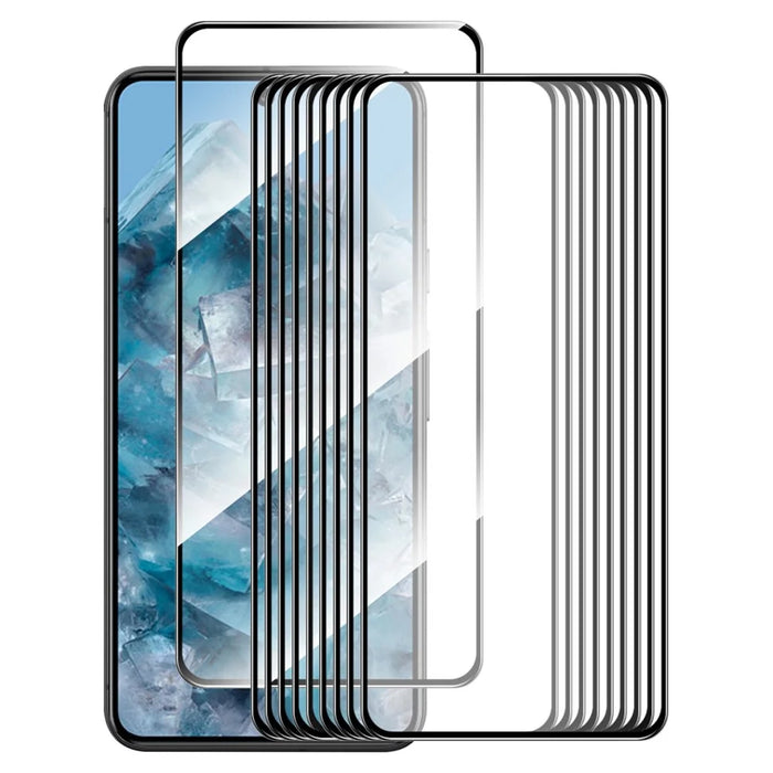 ENKAY HAT PRINCE 10Pcs for Google Pixel 8 Pro Full Glue Phone Screen Protector Silk Printing HD Clear Film - 1