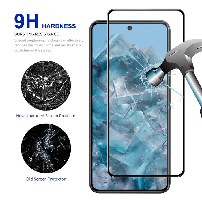 ENKAY HAT PRINCE 10Pcs for Google Pixel 8 Pro Full Glue Phone Screen Protector Silk Printing HD Clear Film - 3