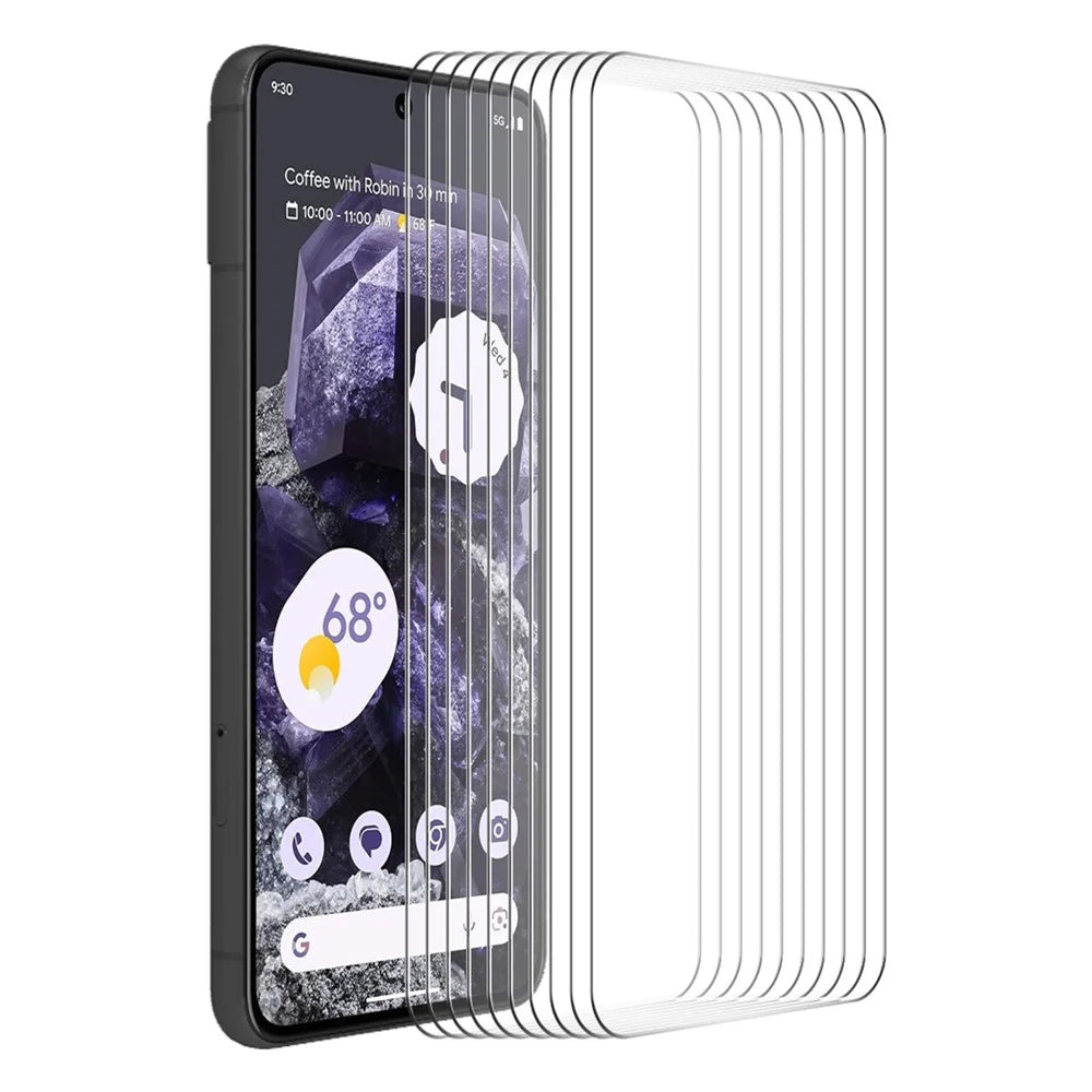 ENKAY HAT PRINCE 10Pcs 0.26mm 9H 2.5D Screen Protector for Google Pixel 8 High Aluminium-silicon Glass Film - 1