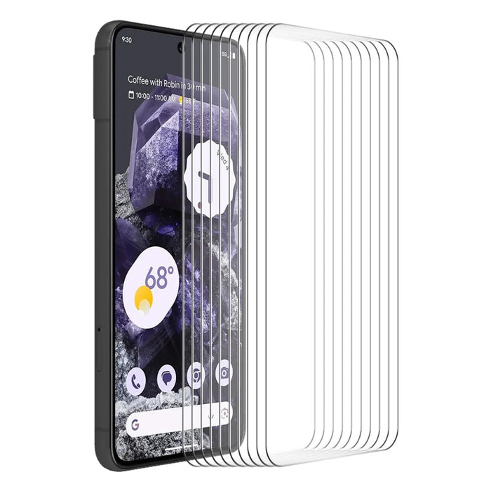 ENKAY HAT PRINCE 10Pcs 0.26mm 9H 2.5D Screen Protector for Google Pixel 8 High Aluminium-silicon Glass Film - 1