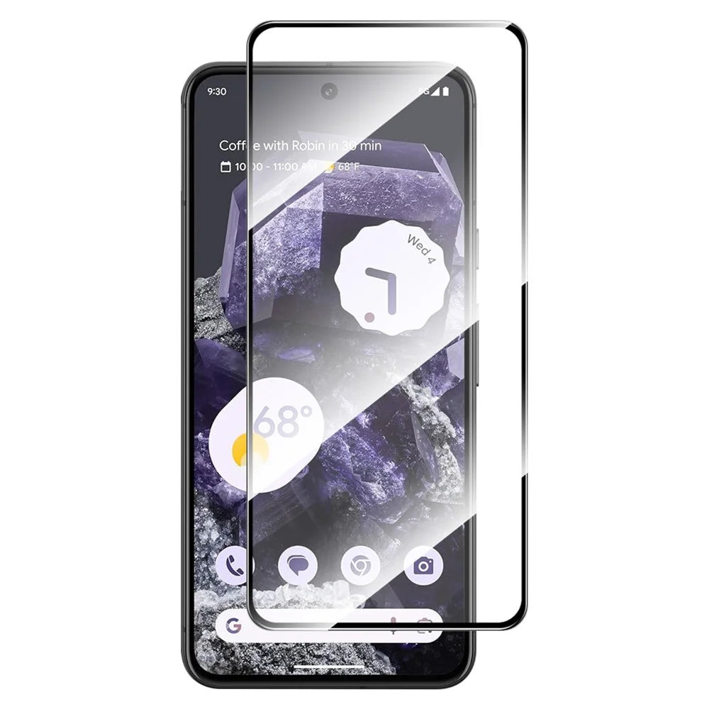 ENKAY HAT PRINCE For Google Pixel 8 Silk Printing Full Screen Protector High Aluminium-silicon Glass Film - 1