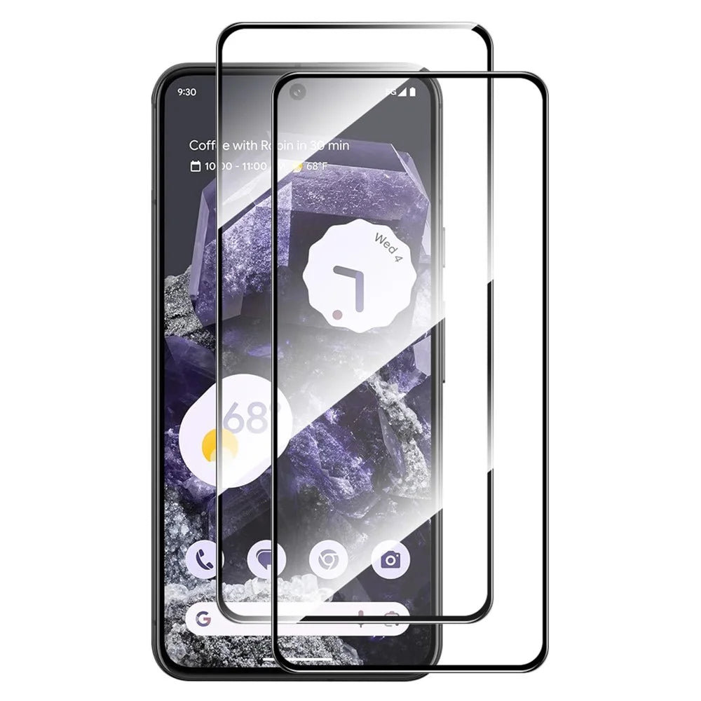 ENKAY HAT PRINCE 2Pcs for Google Pixel 8 Full Screen Protector Silk Printing Explosion-proof Film - 1