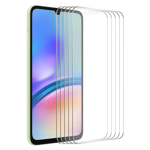 ENKAY HAT PRINCE 5Pcs for Samsung Galaxy A05s 4G Clear Screen Protector 0.26mm 2.5D High Aluminium-silicon Glass Film - 1