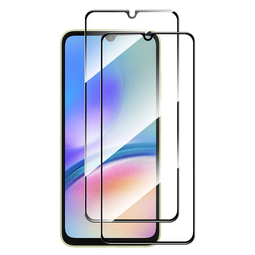 ENKAY HAT PRINCE 2Pcs for Samsung Galaxy A05s 4G Silk Printing High Aluminium-silicon Glass Screen Protector - 1