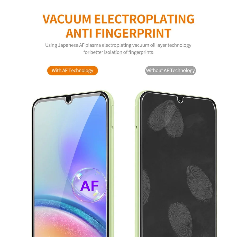 ENKAY HAT PRINCE For Samsung Galaxy A05s 4G High Aluminium-silicon Glass Screen Protector 0.26mm 2.5D Clear Screen Film - 4