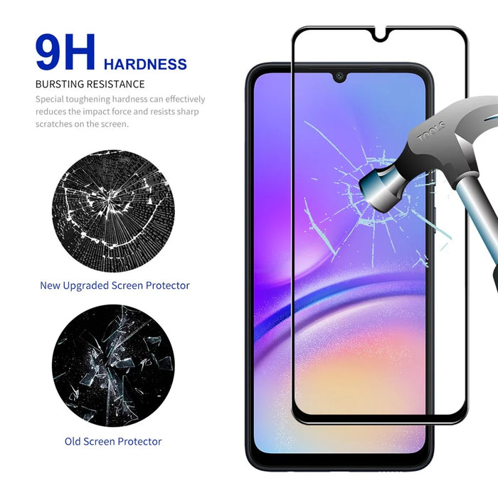 ENKAY HAT PRINCE 5Pcs for Samsung Galaxy A05 4G High Aluminium-silicon Glass Film 0.26mm 9H 2.5D Screen Protector - 3