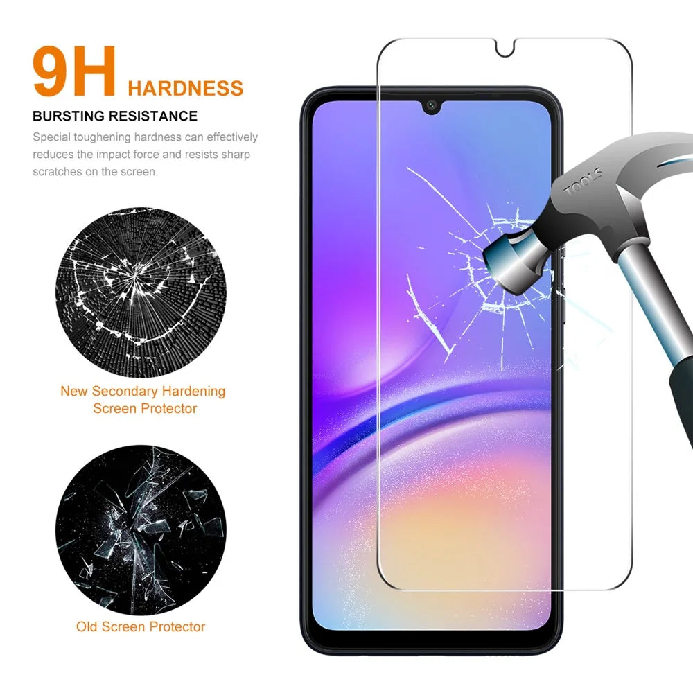 ENKAY HAT PRINCE For Samsung Galaxy A05 4G Screen Protector High Aluminium-silicon Glass 0.26mm 9H 2.5D Screen Film - 2