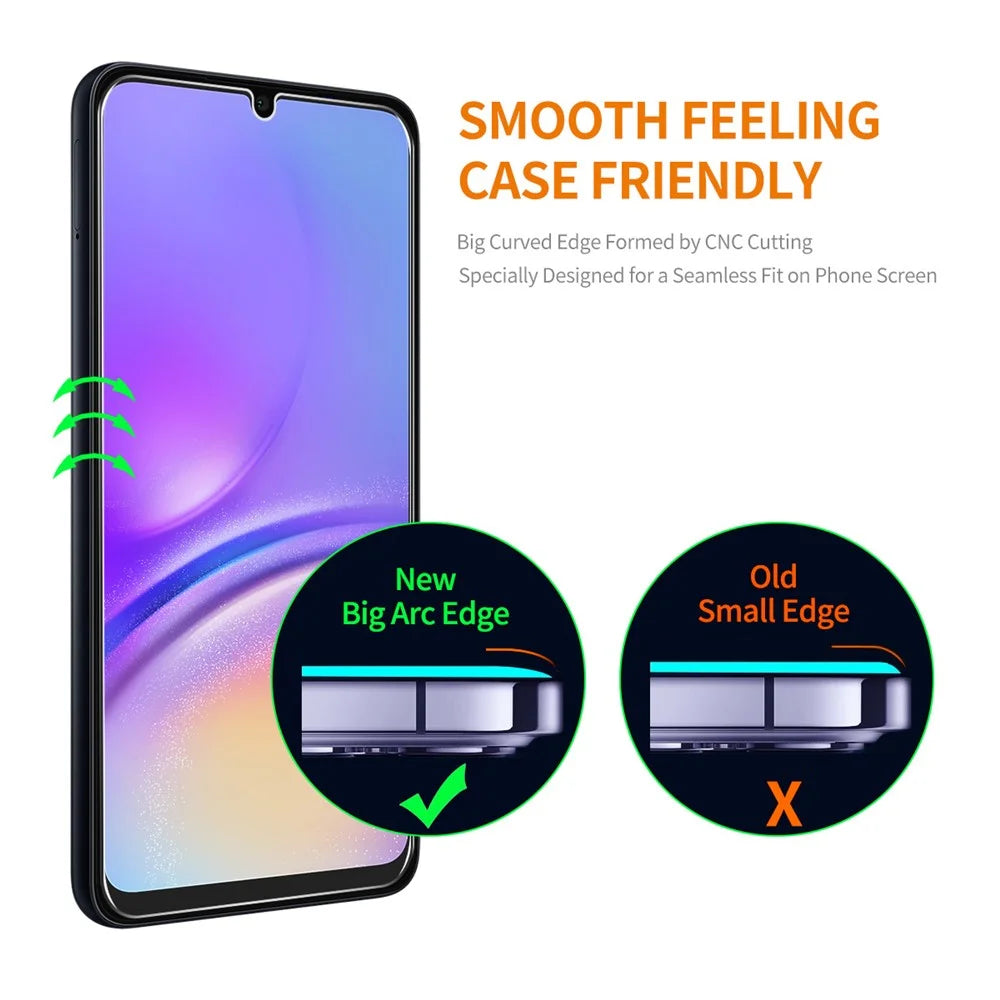 ENKAY HAT PRINCE For Samsung Galaxy A05 4G Screen Protector High Aluminium-silicon Glass 0.26mm 9H 2.5D Screen Film - 3